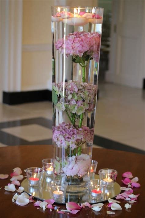 Ignite your senses with a magical candle featuring hydrangea petals